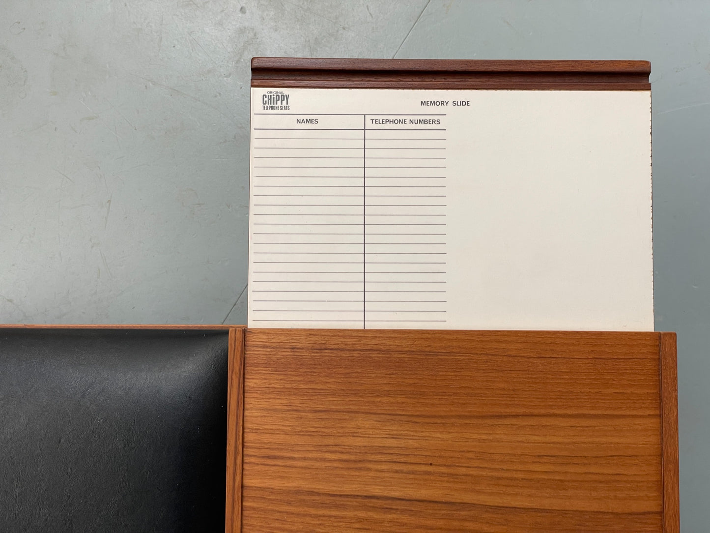 Vintage Teak Telephone Table By Chippy Heath 1960s Mid Century Drawers EB12495