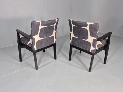2 Vintage 1960s Lounge Chairs Parker Knoll New Upholstery EB11847