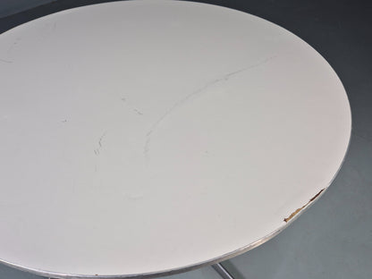 Vintage Fritz Hansen Circular Occasional Table Arne Jacobsen Design EB13002