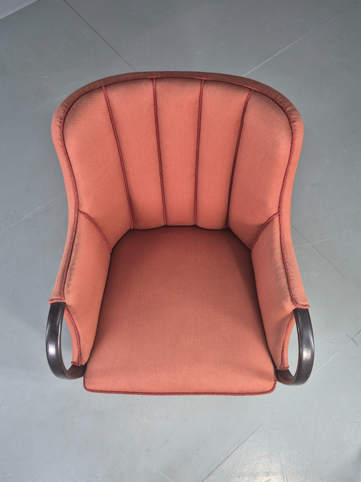 Vintage Danish Lounge Chair 1940s Design Viggo Jorgensen Attrb 1950s EB12761