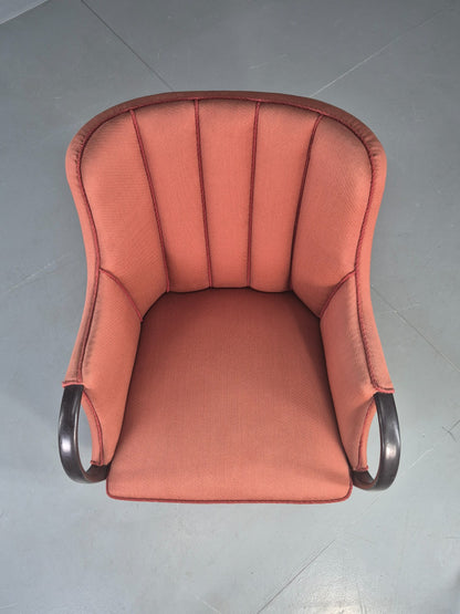 Vintage Danish Lounge Chair 1940s Design Viggo Jorgensen Attrb 1950s EB12761