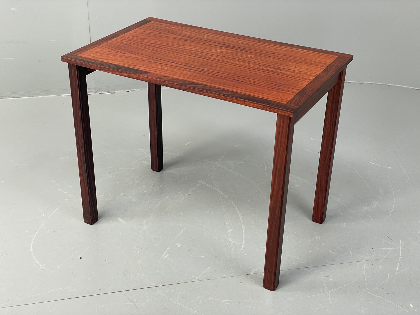 Vintage Danish Coffee Table 1960s Darkwood Mid Century Modern EB12280