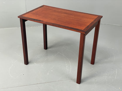 Vintage Danish Coffee Table 1960s Darkwood Mid Century Modern EB12280