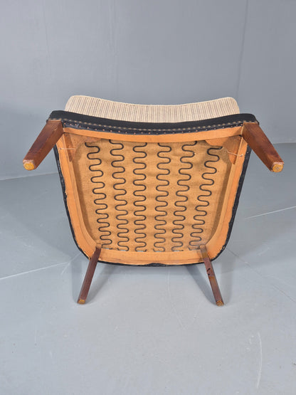 Vintage Danish Mid Century Armchair 1950s Design Organic Modernism Retro EB12192