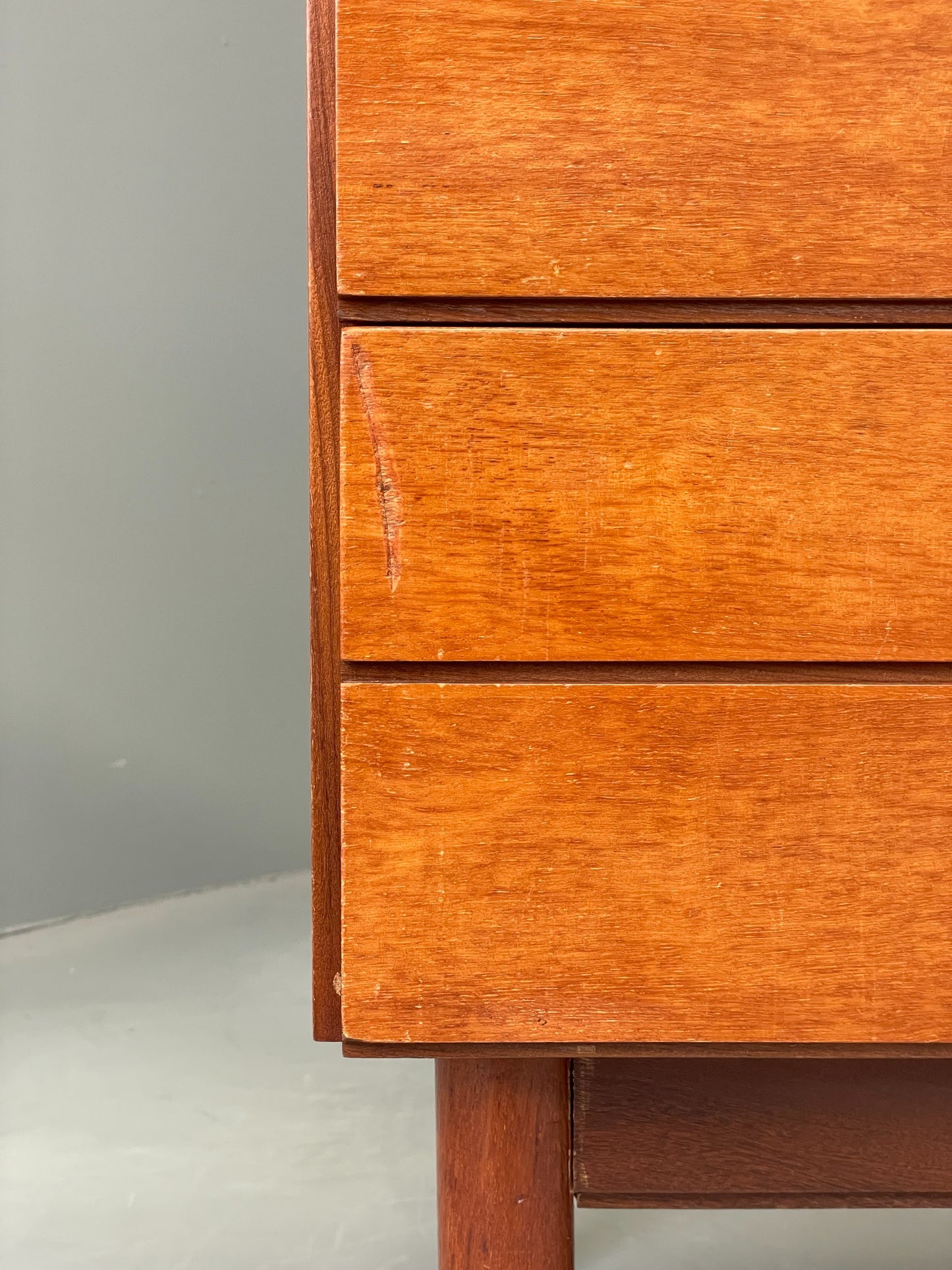 Vintage Chest Of Drawers Teak 1960s Danish Mid Century Bedroom Storage EB12608