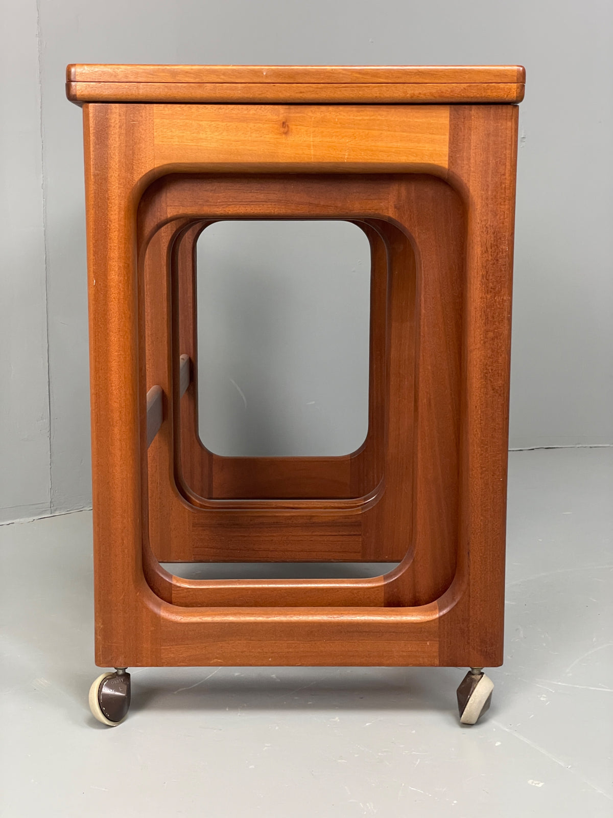 Vintage Teak Flip Table McIntosh Nesting Tables Mid Century 1960s EB12948