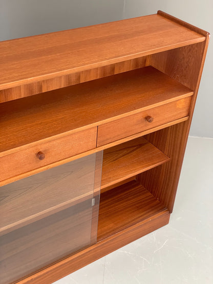 Vintage Nathan Shelving Unit Glazed Drawers 1970s Retro EB12203