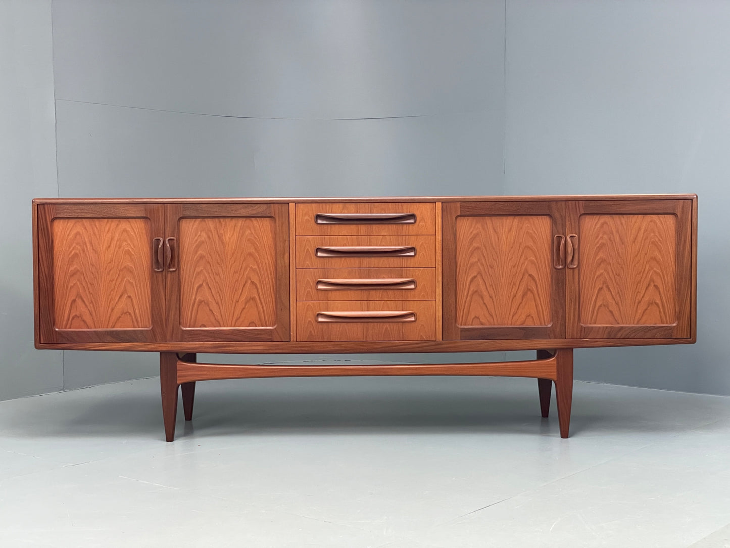 Vintage G Plan Sideboard Teak Fresco Mid Century Retro 1960s Shelving EB12882