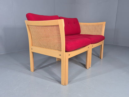 Vintage Mid Century 2 Seater Sofa Illum Wikkelso Plexus Retro Danish EB12389