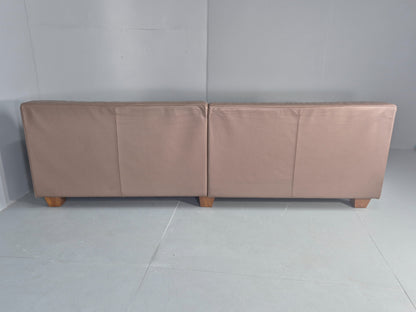 Vintage 3 seater sofa Leather Upholstery Modern Design EB12478