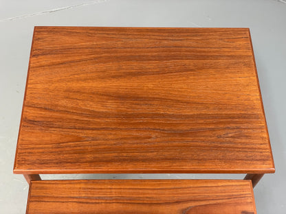 Vintage Teak Nesting Tables 1960s Mid Century By Stewart Griffiths Retro EB12501