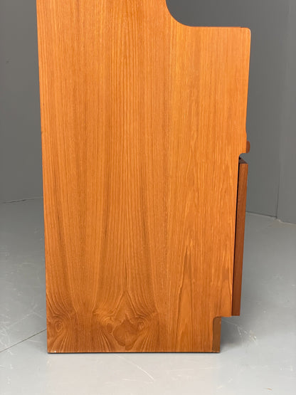 Vintage Nathan Wall Unit Teak Squares 1970s Retro Shelving Glazed EB11969