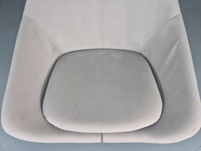Vintage Retro Lounge Chair Allermuir A642 Two Tone Fabric Modern Design EB12804
