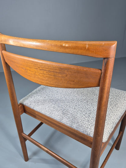 Single Vintage McIntosh Dining Chair Model 9433 Teak New Upholstery EB12309