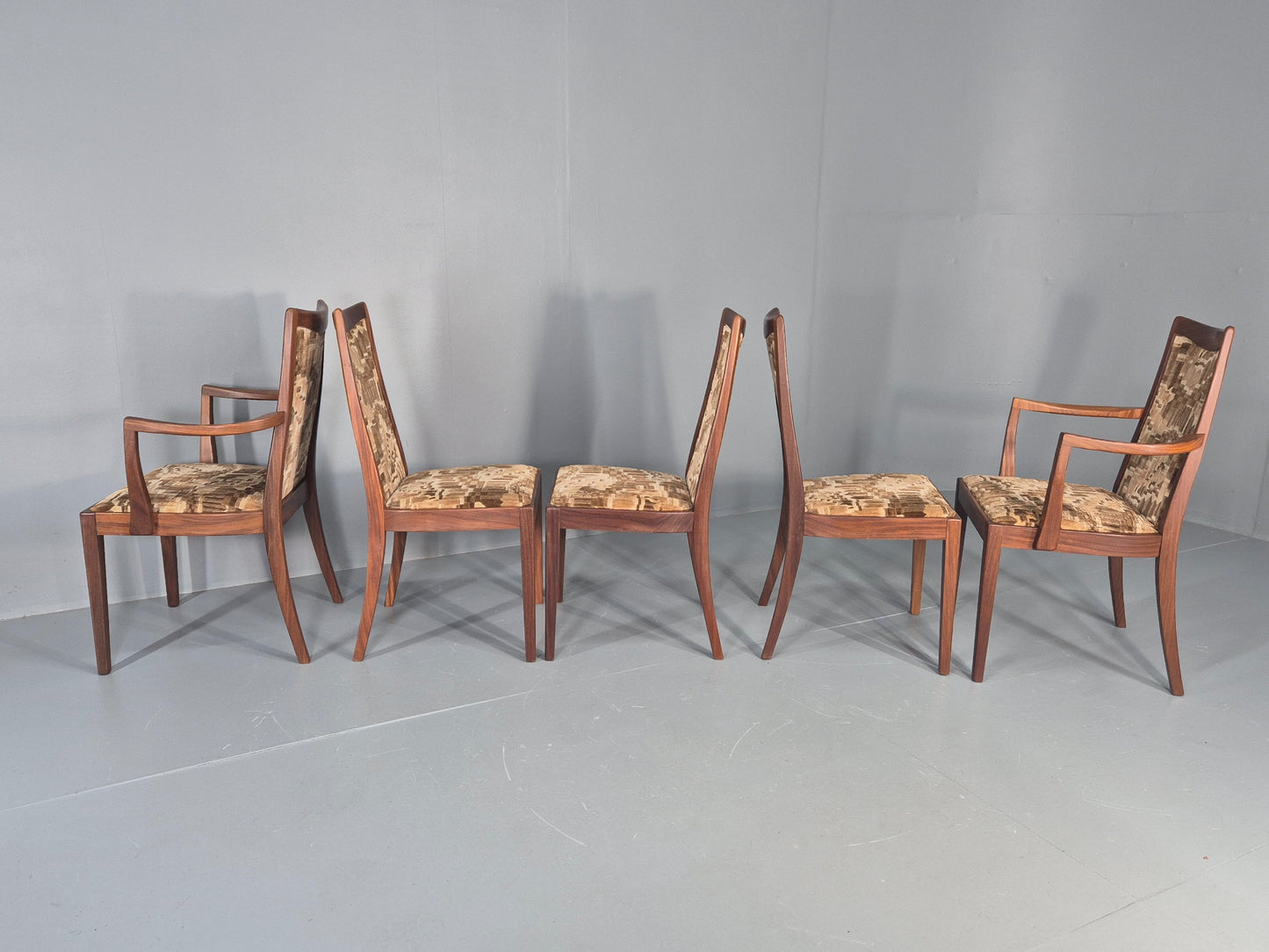 5 Vintage G plan Dining Chairs 1970s Fresco Original Upholstery Retro  EB12182