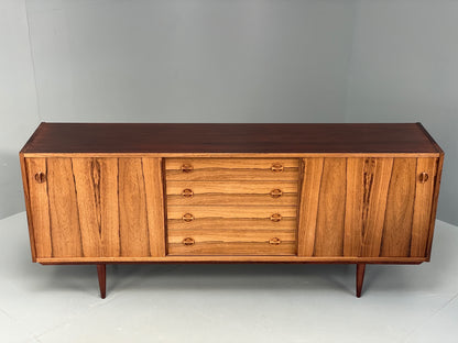 Vintage 1970s Danish Sideboard Mid Century Retro Shelving Drawers EB12331