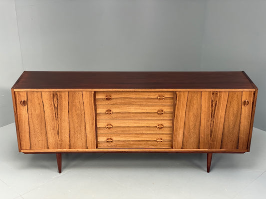 Vintage 1970s Danish Sideboard Mid Century Retro Shelving Drawers EB12331