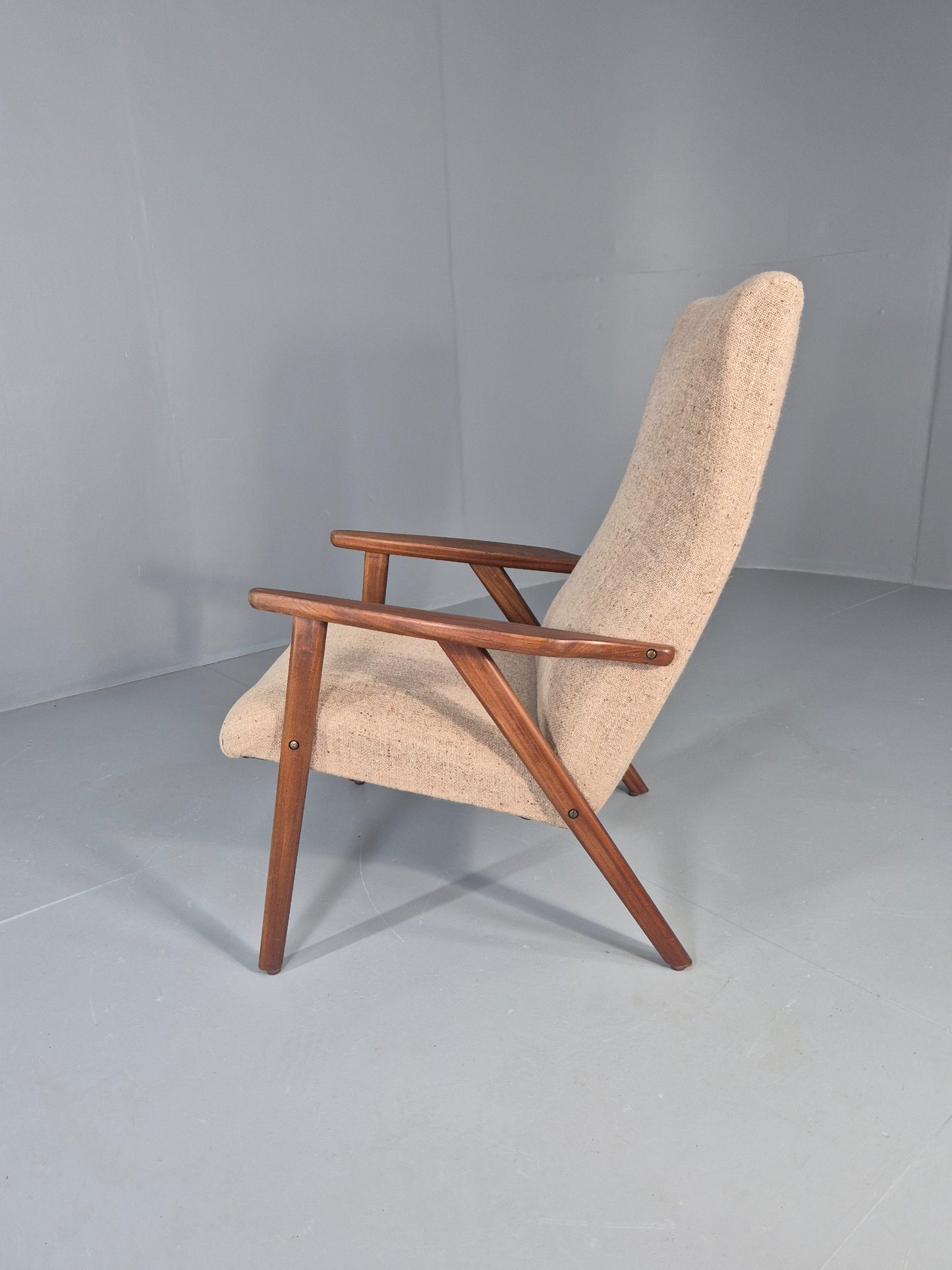 Vintage Teak Arm Chair Danish Design 1960s Retro Mid Century EB12490
