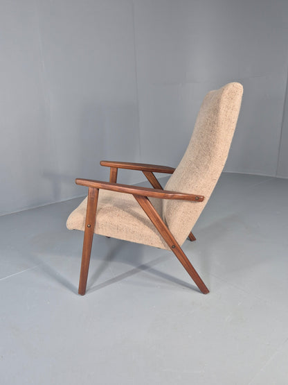 Vintage Teak Arm Chair Danish Design 1960s Retro Mid Century EB12490