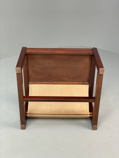 Vintage Ikea Safari Coffee Table By Karin Mobring 1970s Pine Linen EB12218