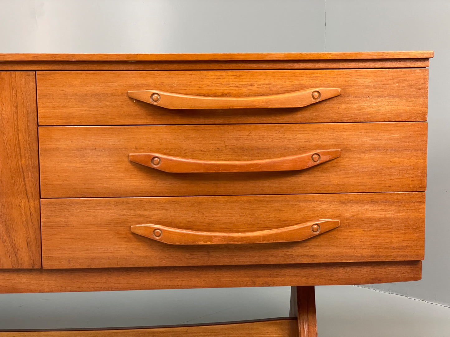 Vintage Beautility Teak Sideboard Mid Century 1960s Retro Drawers EB12934