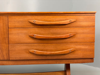 Vintage Beautility Teak Sideboard Mid Century 1960s Retro Drawers EB12934