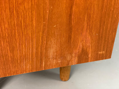 Vintage G Plan Bookcase Teak 1970s Glazed Doors Shelving Mid Century EB12972