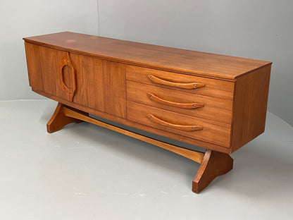 Vintage Beautility Teak Sideboard Mid Century 1960s Retro Drawers EB12934