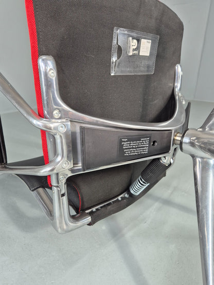 Vintage Vitra Media Office Chair Red and Black EB12244