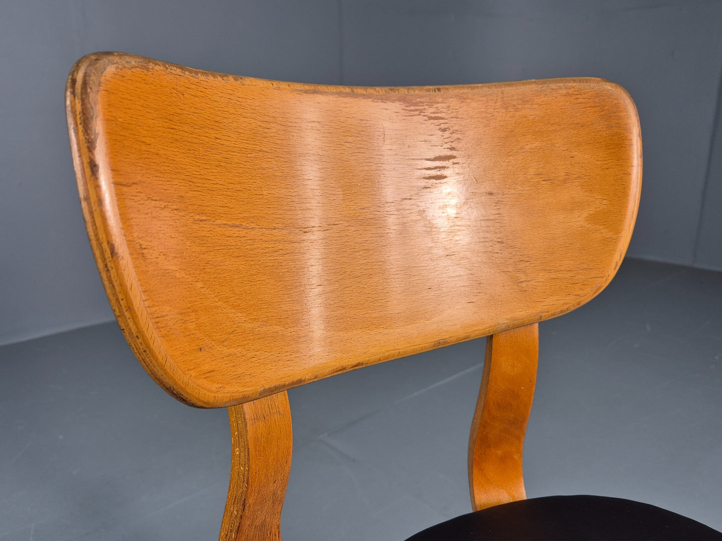 2 Vintage 1960s Dining Chairs with Bentwood Backs Apersite Brand Retro EB12224