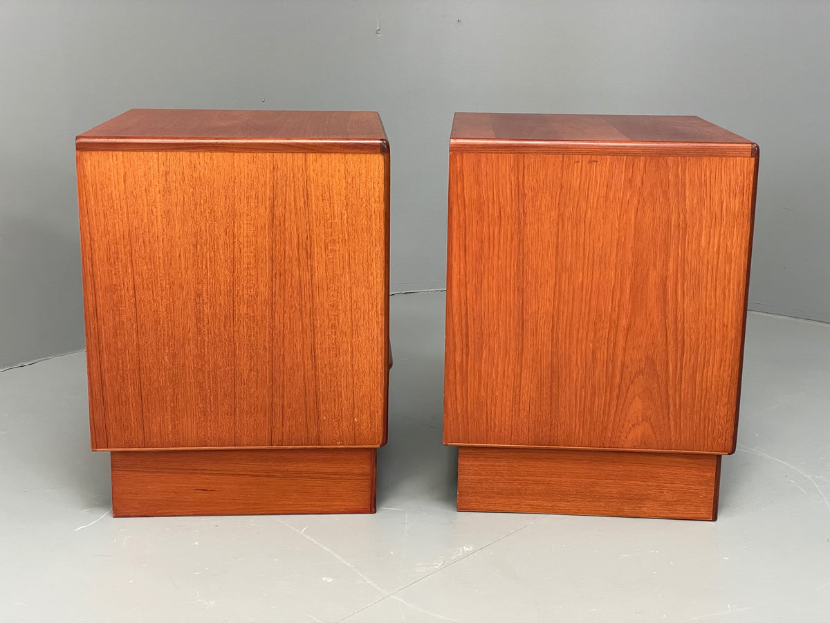 Vintage G Plan Bedside Cabinets Teak Mid Century Fresco 1960s Pair Retro EB12943