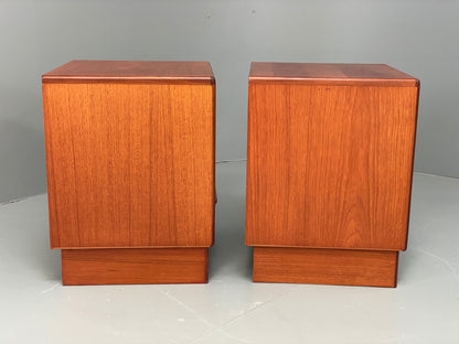 Vintage G Plan Bedside Cabinets Teak Mid Century Fresco 1960s Pair Retro EB12943