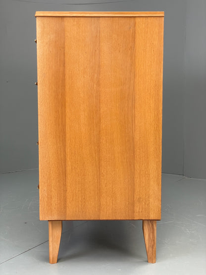 Vintage Chest Of Drawers By Lebus 1960s Oak Veneer Retro Mid Century EB12199