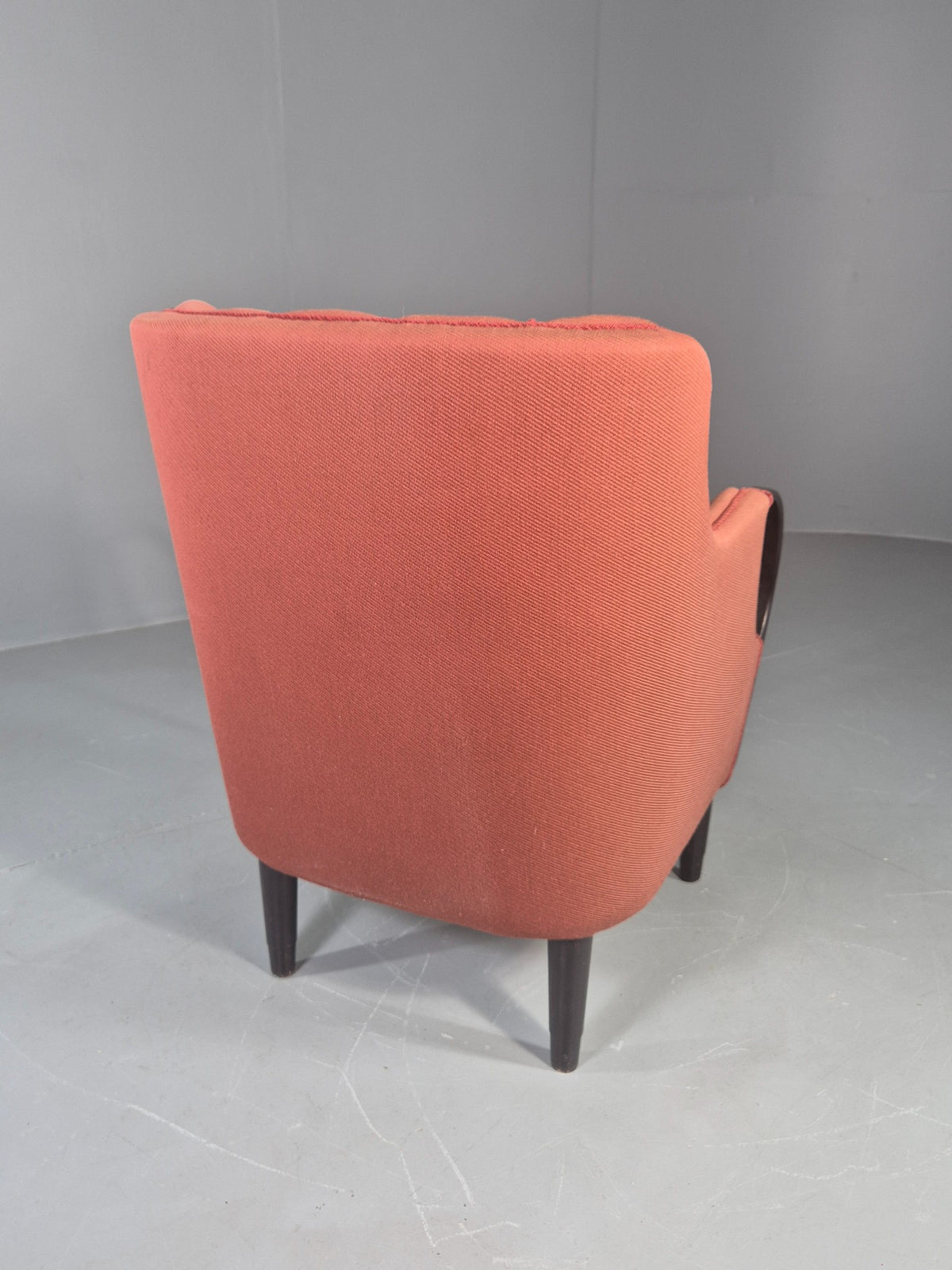 Vintage Danish Lounge Chair 1940s Design Viggo Jorgensen Attrb 1950s EB12761