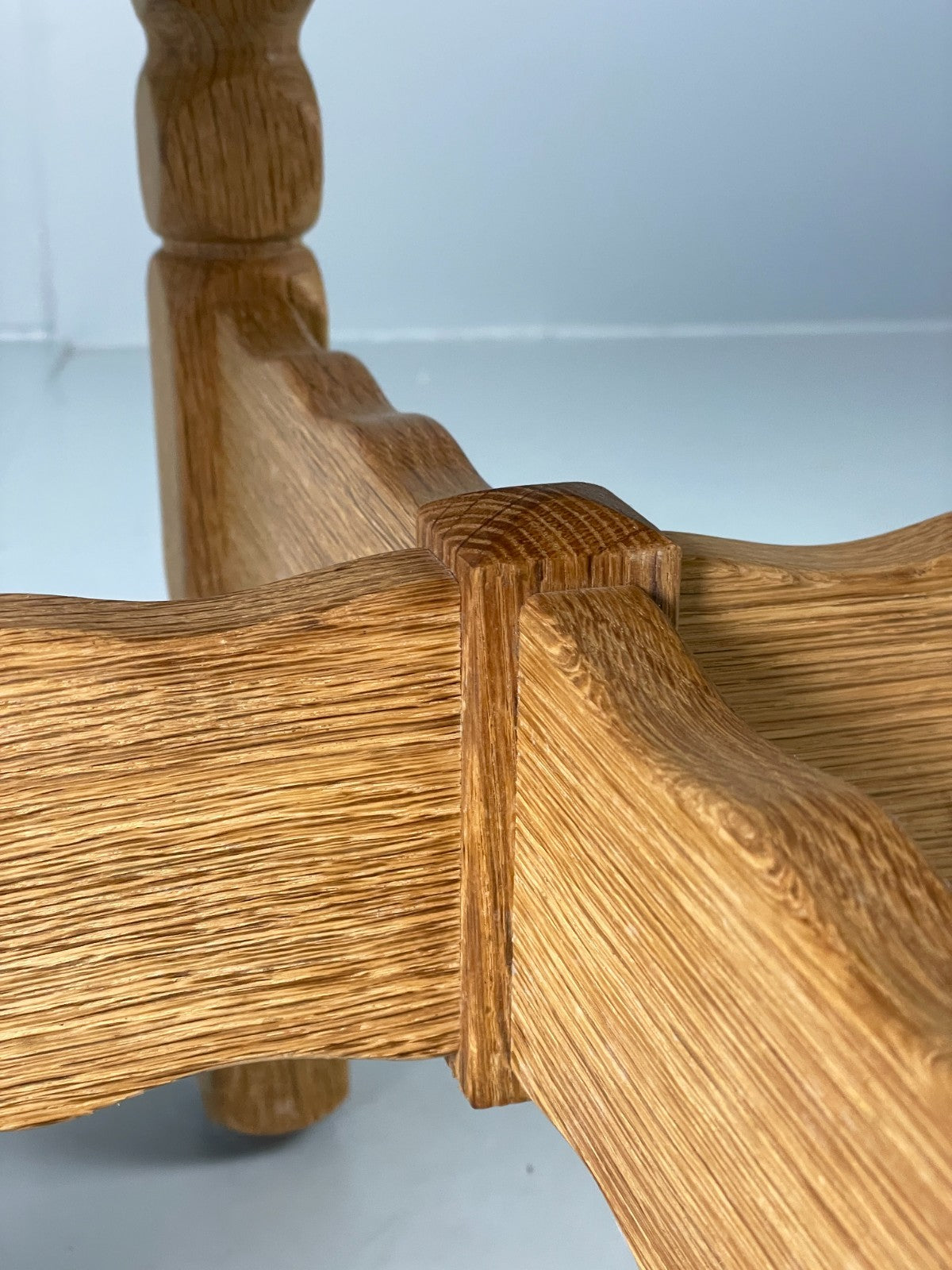 Vintage Oak Side Table Danish 1970s EJSØ Møbler Kjaernulf Style EB10915 MWOO11