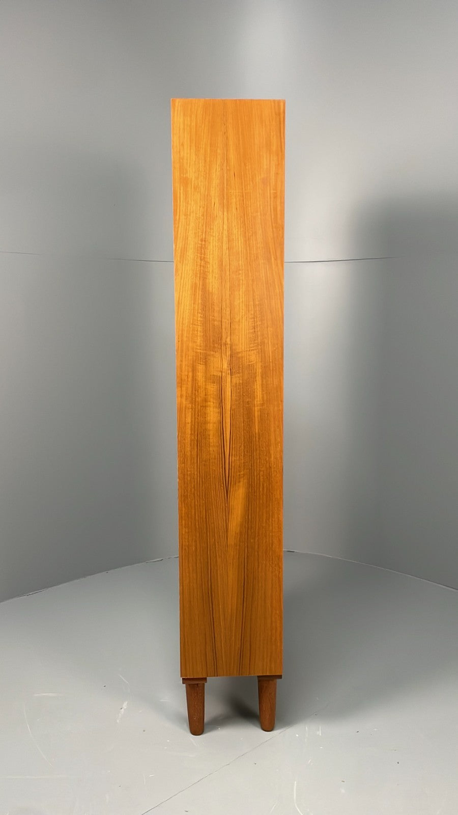 Vintage Teak Bookcase 1970s Tall Retro Alcove Shelving Unit EB11441 MWOO17