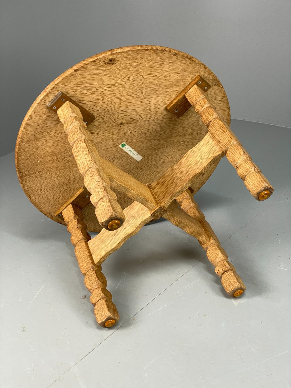 Vintage Oak Side Table Danish 1970s EJSØ Møbler Kjaernulf Style EB10915 MWOO13