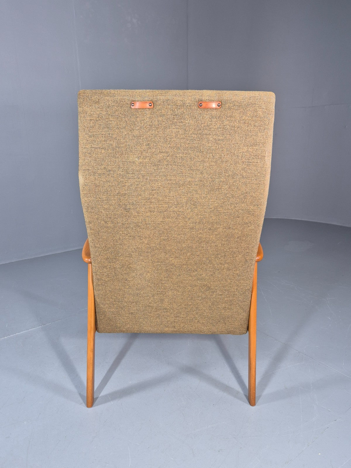 Vintage Lounge Chair Danish Mid Century Retro Beech Frame 1960s EB11294 MNOR8