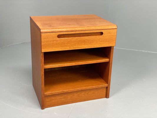 Vintage Teak Bedside Cabinet 1970s By Jesper Danish Drawer Retro EB11056 MWOO0