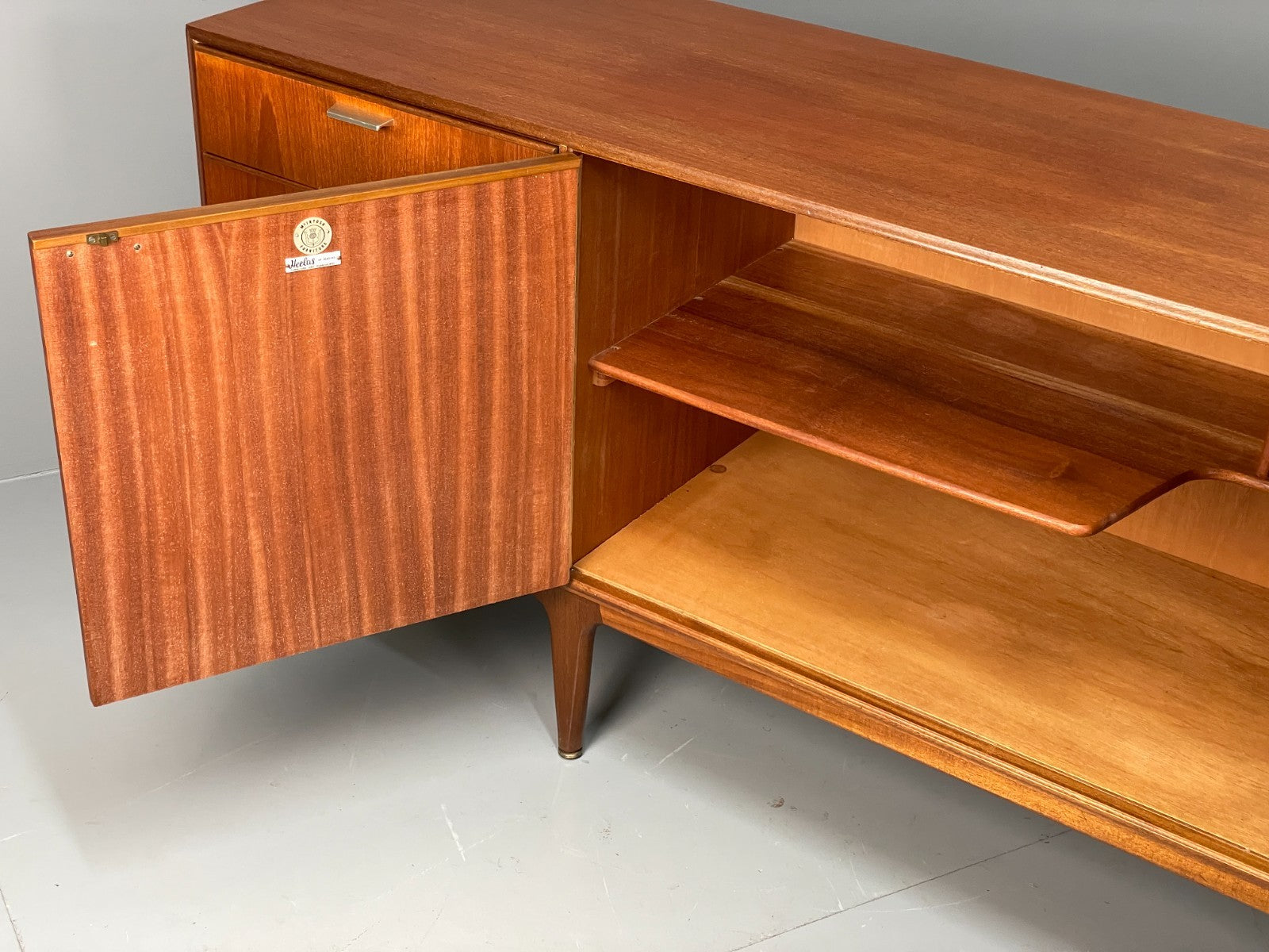 Vintage McIntosh Teak Sideboard 1960s Mid Century Drawers Shelving EB11507 MWOO12