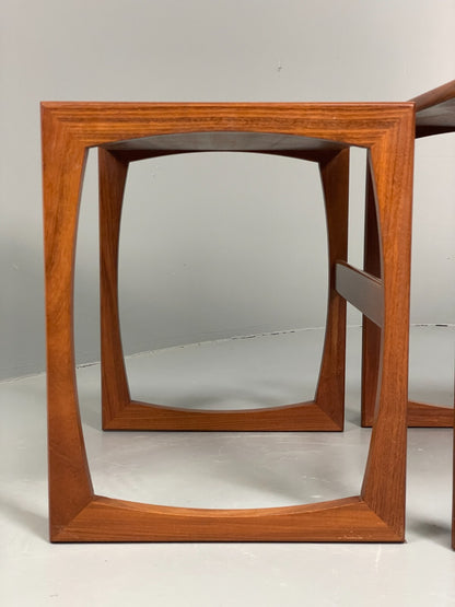 G Plan Nesting Tables Teak Quadrille Range Vintage Retro 1970s EB11678 MWOO9