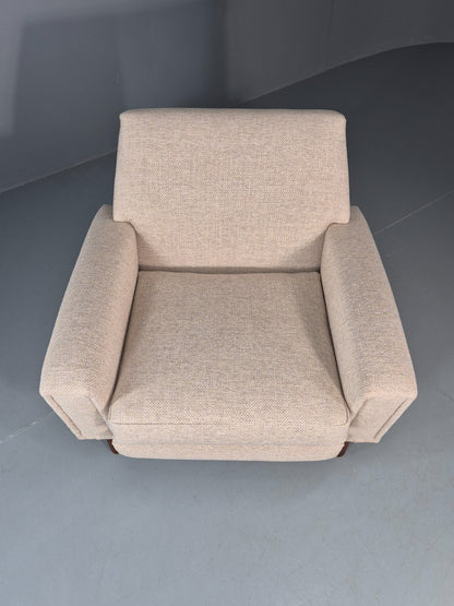 Mid Century Danish Lounge Chair 1960s Vintage Thams Reupholstered   EB11261 MNOR3