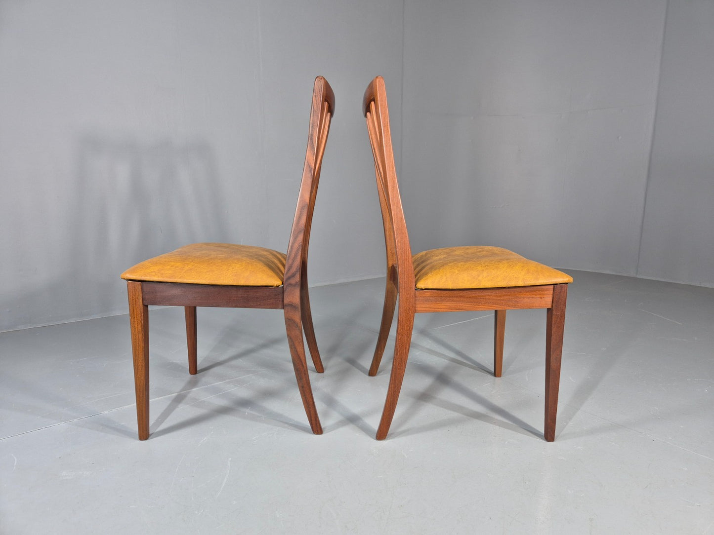 2 Vintage G Plan Dining Chairs 1970s Retro Teak Fresco Range MCM EB11741 MDIN5