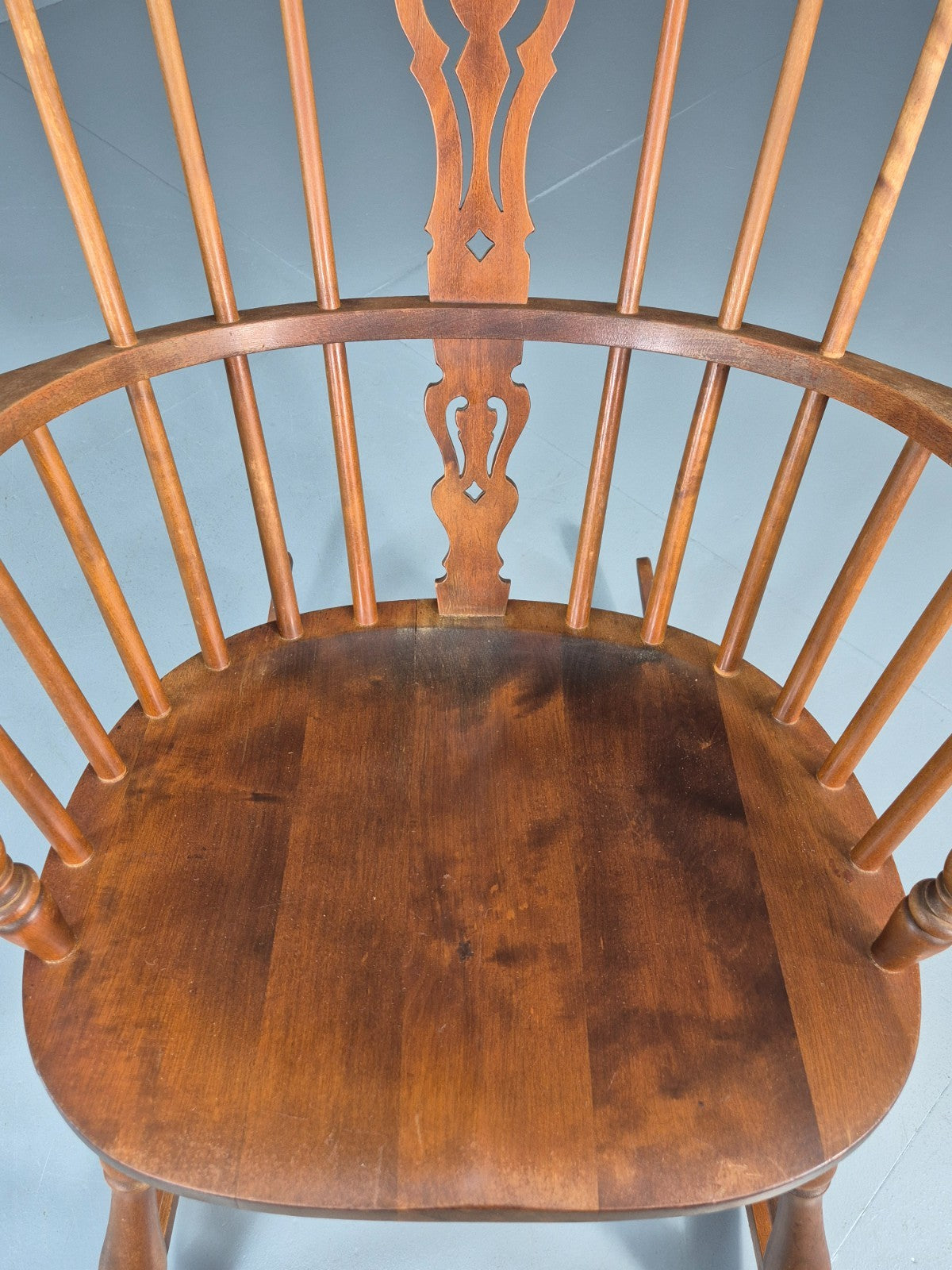 Vintage Rocking Chair Danish Windsor in Beech 1930s EB10760 VWOO15