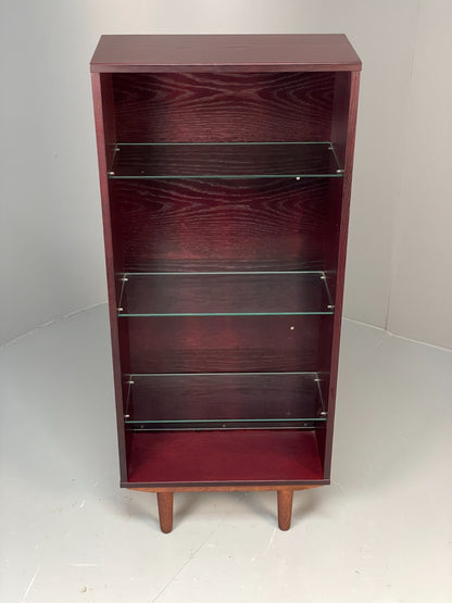 Vintage Dark Oak Bookcase Adjustable Shelf By Beaver & Tapley EB11500 MWOO1
