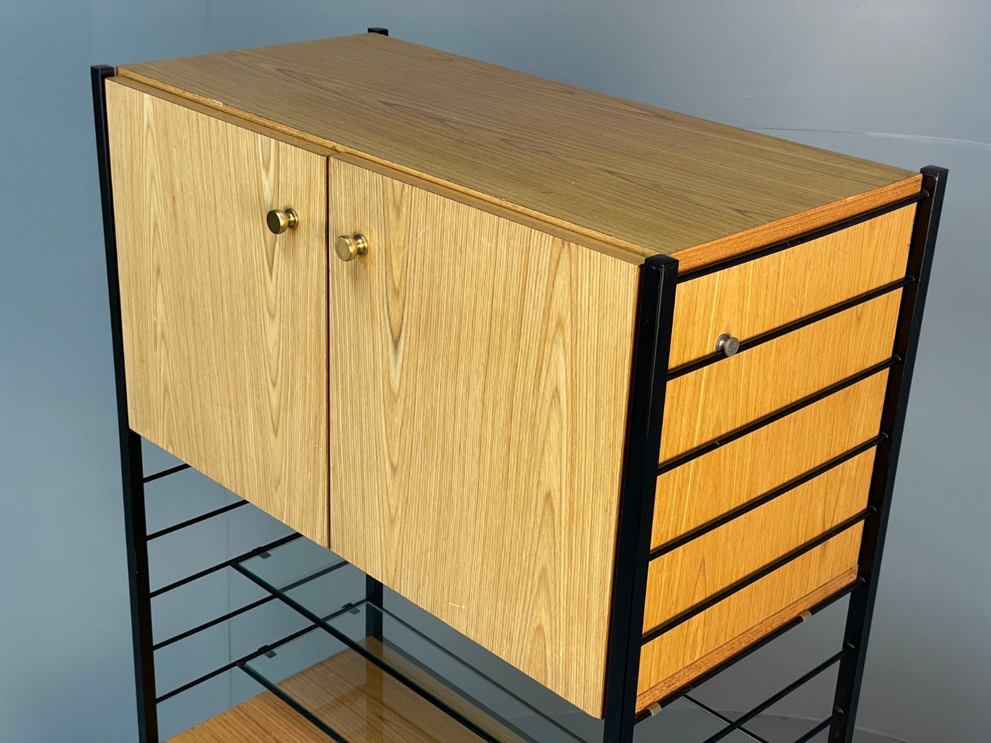 Modular Shelving Storage System - Ladderax Style Drawers Cupboard EB10957 MWOO5