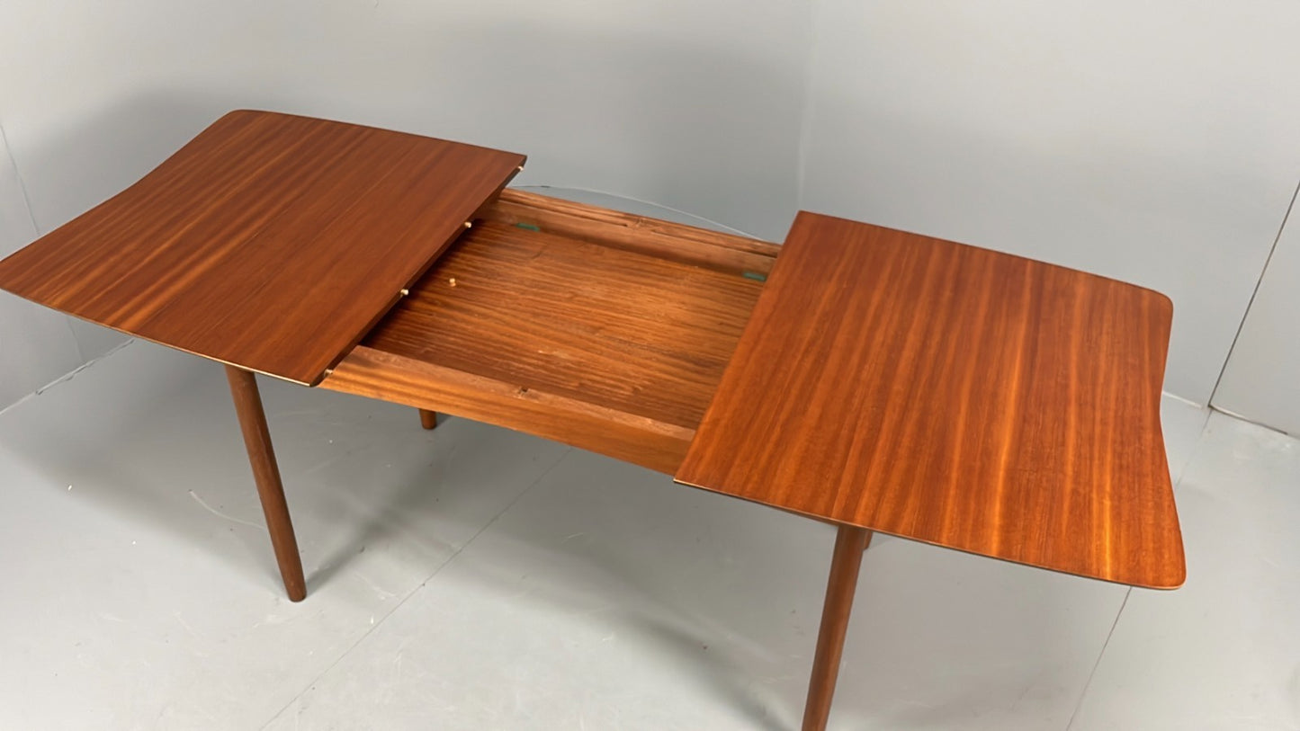 Vintage Teak Dining Table Extending Vanson 1960s Mid Century EB11550 MWOO16