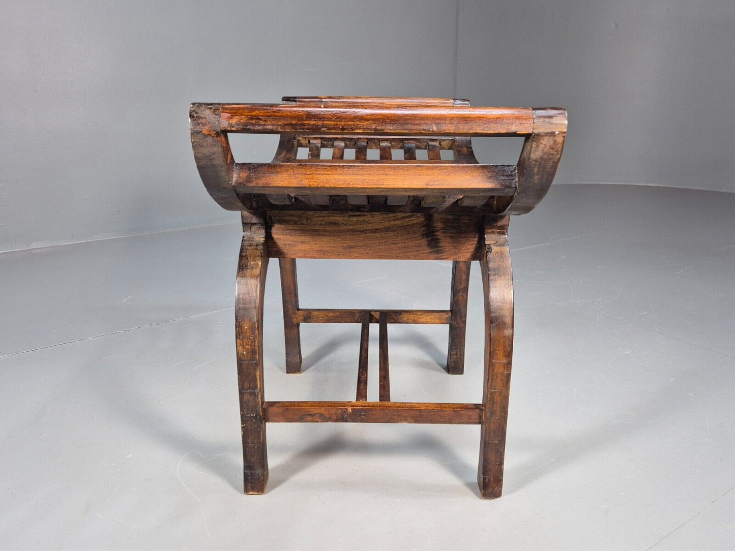 VIntage Reproduction Window Seat Hardwood Regency Style Primitive EB8956 VWOO - UKDK FURNITURE