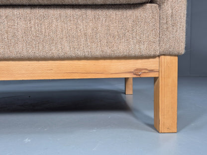Vintage Danish Mid Century 2 Seat Sofa Beige Wool 1970s EB9668 M2SS - UKDK FURNITURE