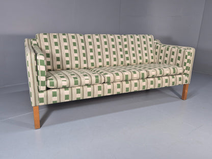 Mid Century Three Seater Sofa Danish Lost and Found Upholstery MCM EB10971 M3SS1